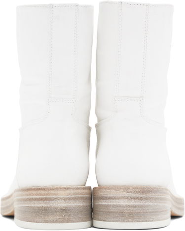 Облекло Ann Demeulemeester Ann Demeulemeester Billie Canvas Boots Бяло | 2201-W-R11-195-001, 1