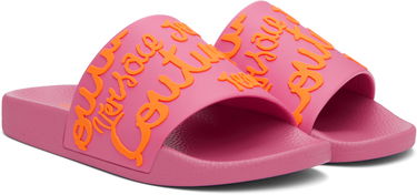 Бански Versace Versace Jeans Couture Logo Shelly Pool Slides Розово | E78VA3SQ1_E71352, 3