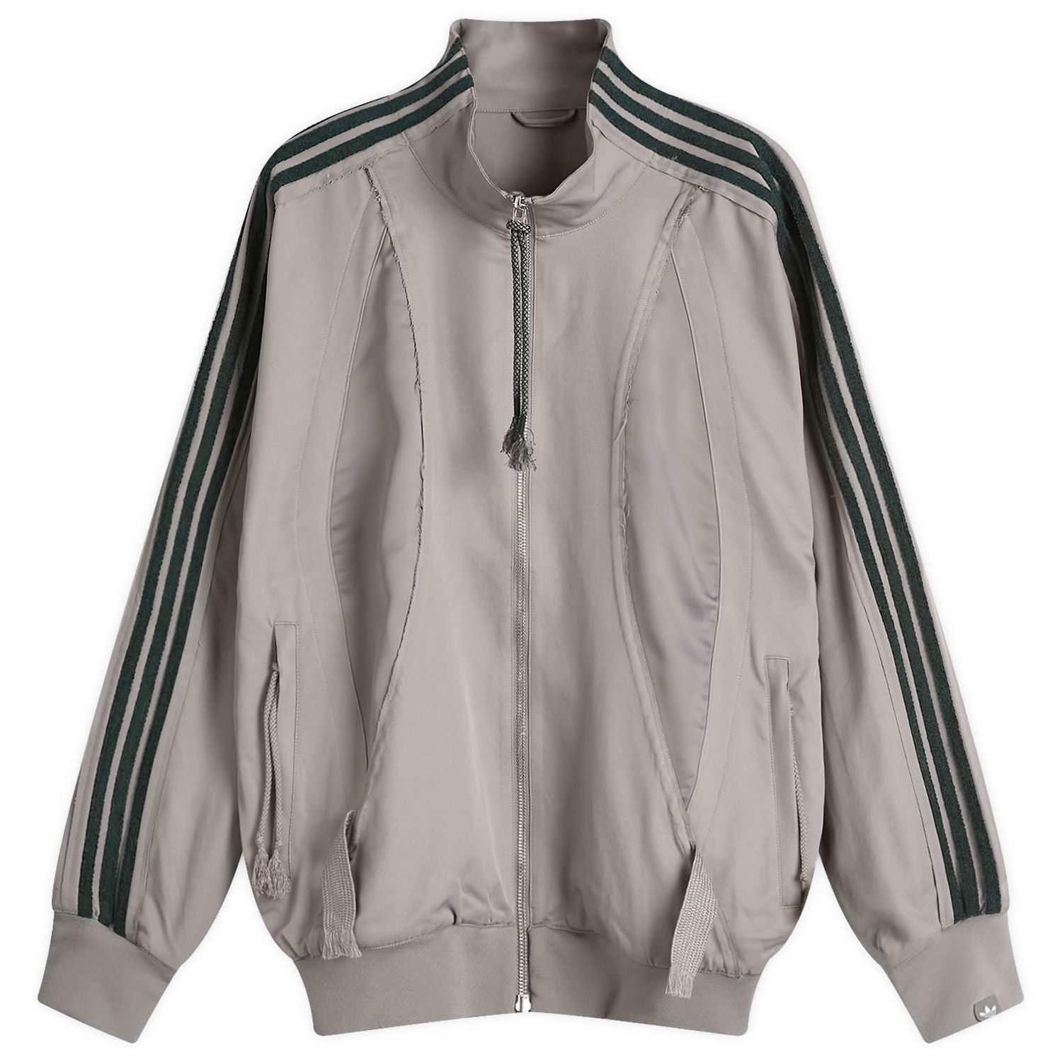 Яке бомбър adidas Originals Adi004 Zippered Longsleeve Jacket With Drawstrings Сиво | JI9646, 0