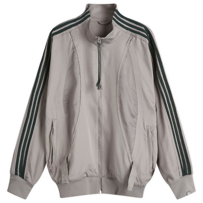 Яке бомбър adidas Originals Adi004 Zippered Longsleeve Jacket With Drawstrings Сиво | JI9646