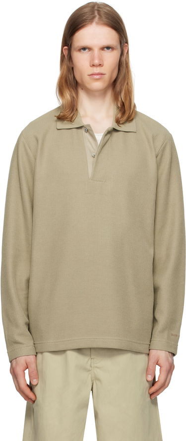 Поло тениска NORSE PROJECTS Norse Projects Ruben Double Face Long Sleeve Polo Зелено | N10-0214, 0