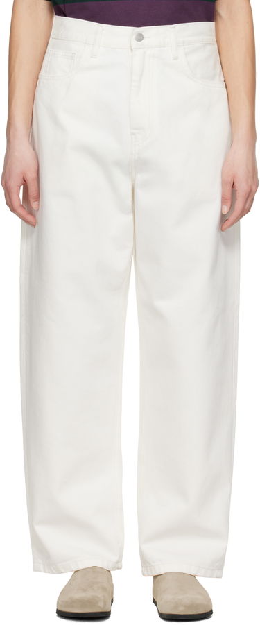 Дънки Carhartt WIP Brandon Loose-Fit Jeans Бяло | I031918 0202, 0