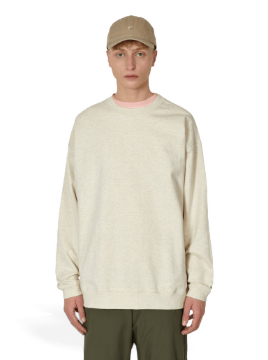 Суитчър Snow Peak Recycled Cotton Crewneck Sweatshirt Бежово | SW-22SU401 OM