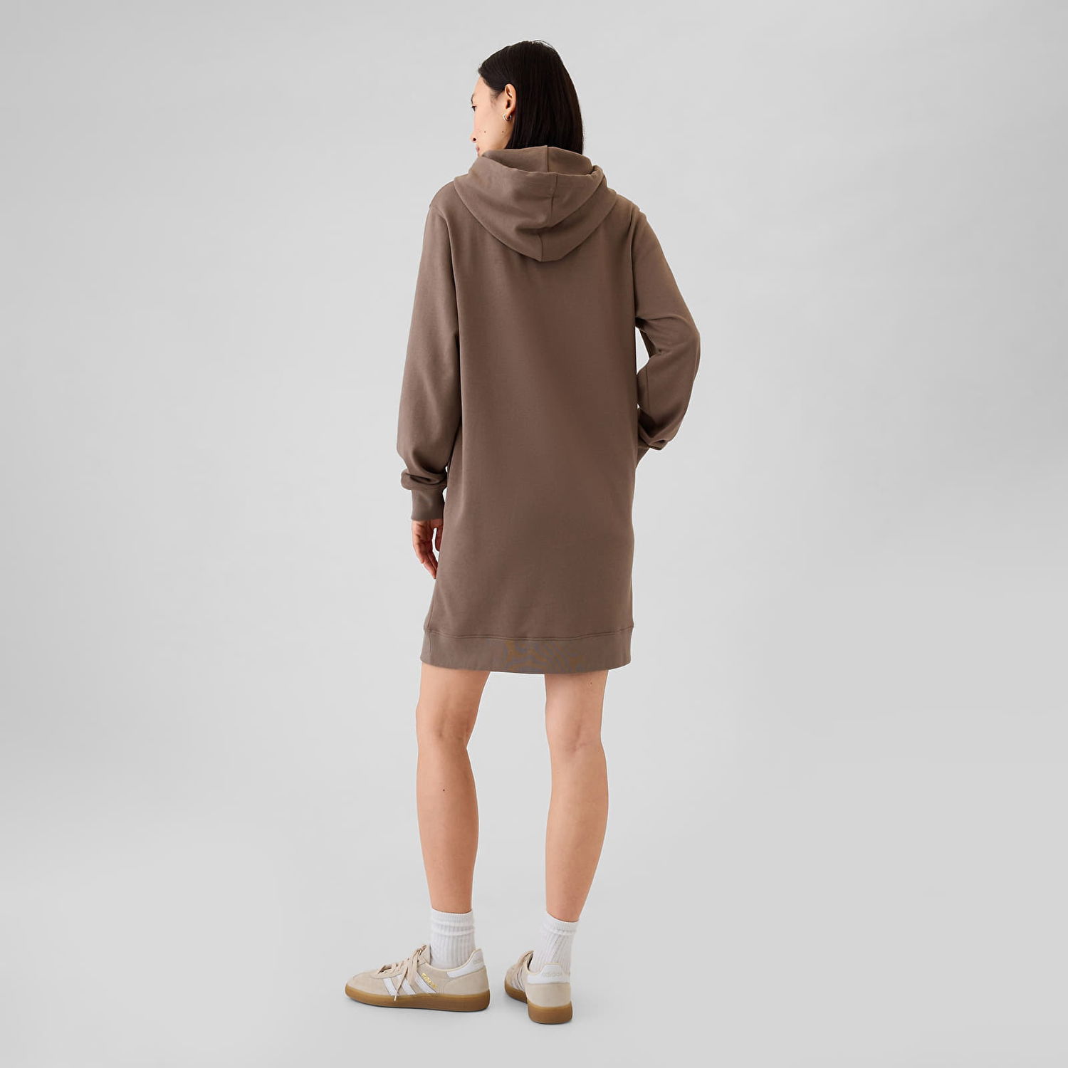 Суитчър GAP Dress Logo Hoodie Plymouth Rock Кафяво | 498949-01, 1