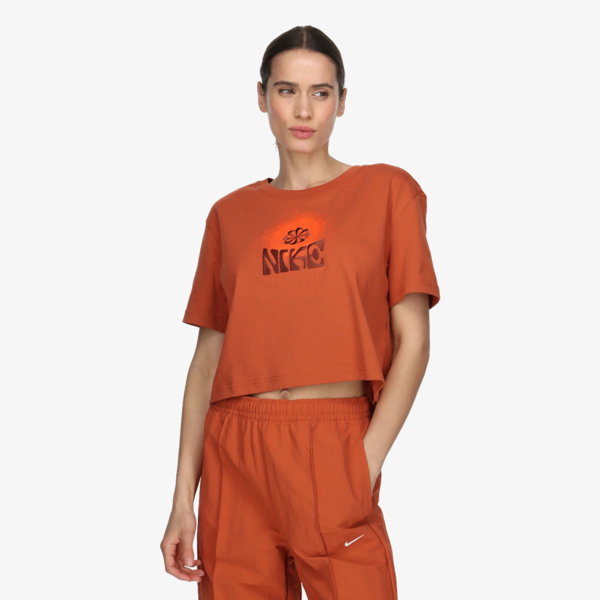 Тениска Nike W NSW TEE OC1 EDAY Оранжево
 | FV4230-843, 0