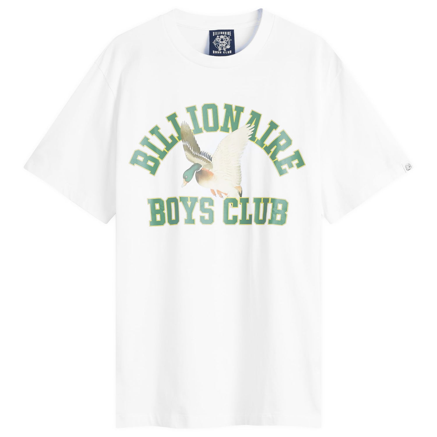 Тениска BILLIONAIRE BOYS CLUB Duck Varsity Graphic T-Shirt White - Size Large Бяло | B24465-WHT, 1