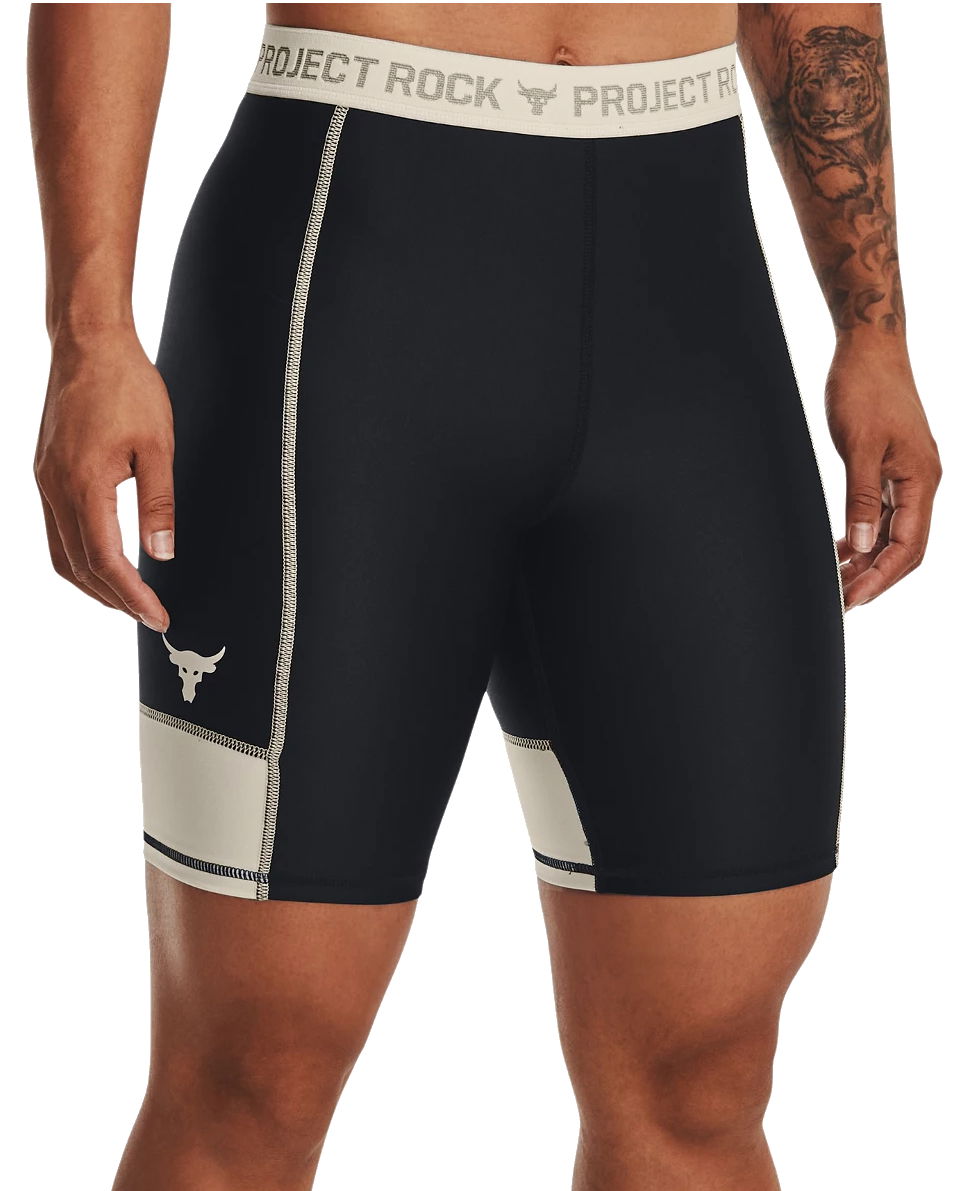 Къси панталони Under Armour Project Rock Bike Shorts Черно | 1373588-001, 0