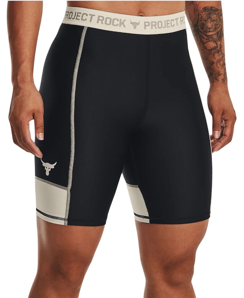 Къси панталони Under Armour Project Rock Bike Shorts Черно | 1373588-001