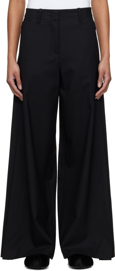 Панталони KENZO Kenzo Paris Wide-Leg Trousers Черно | FF52PA0999RA, 0