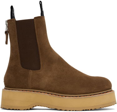 Облекло R13 R13 Single Stack Chelsea Boots Кафяво | R13S0240-07, 0