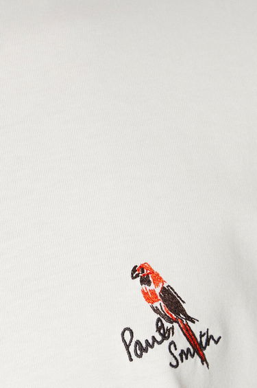 Тениска Paul Smith Paul Smith Bird Application T-Shirt Бяло | M1R.919T.NP4322, 5