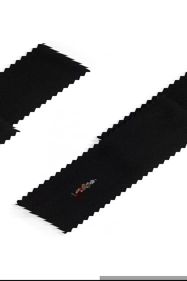 Шал Polo by Ralph Lauren Embroidered Polo Bear Wool Blend Scarf Черно | 449P02042, 0