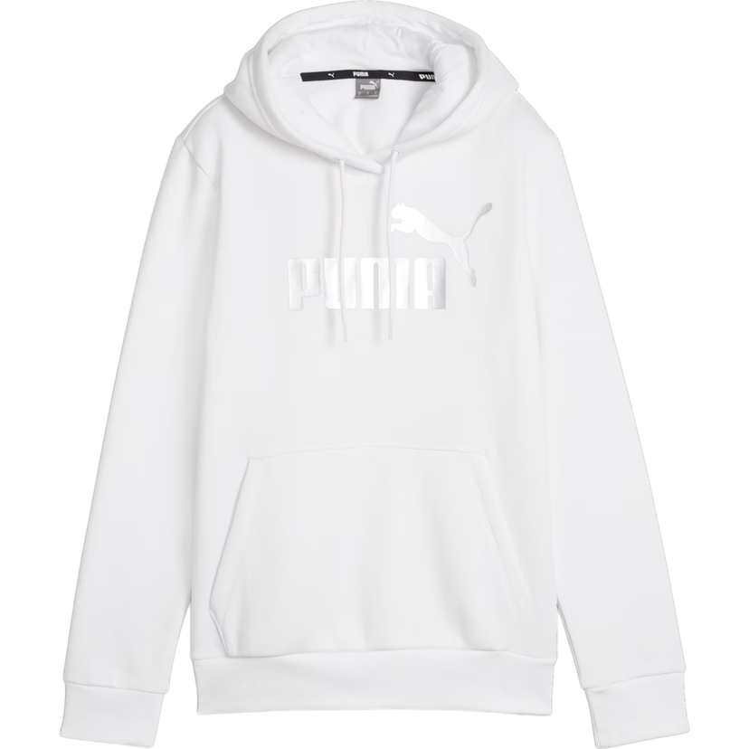 Суитчър Puma Essentials+ Metallic Logo Hoodie Бяло | 849958-02