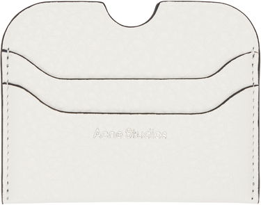 Портфейл Acne Studios Acne Studios Leather Card Holder Бяло | CG0275-, 0