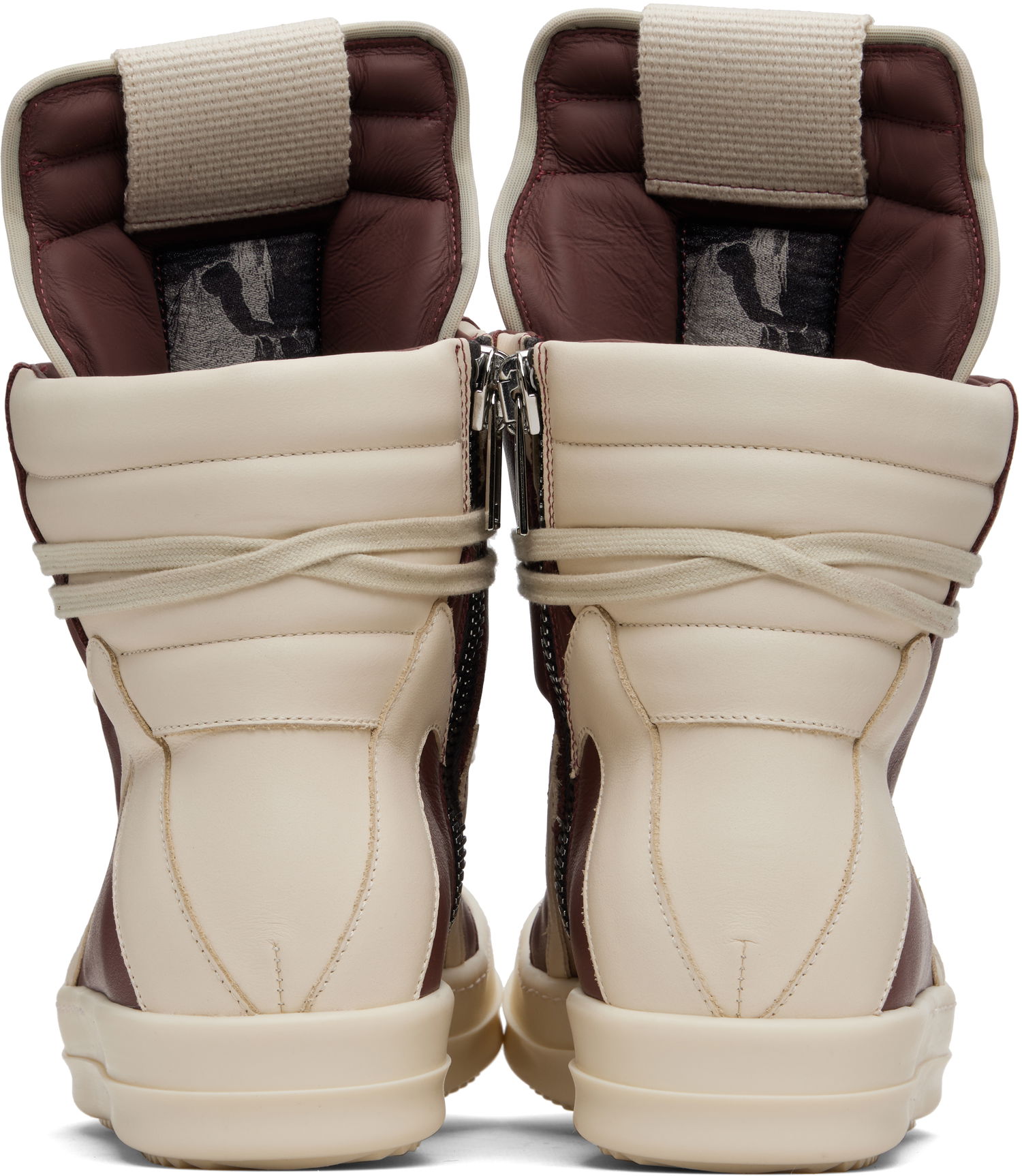 Кецове и обувки Rick Owens Rick Owens Concordians Geobasket Бургунди | RU02E1894 LCO, 1
