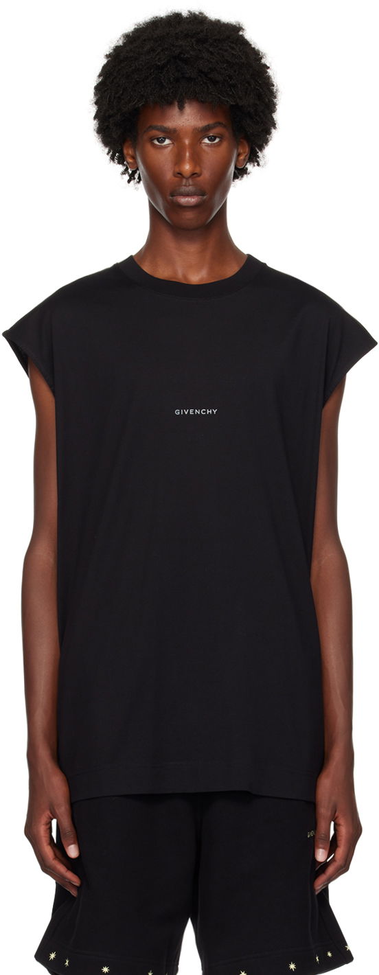 Потник Givenchy Black Logo Tank Top Черно | BM71LC3YN0001