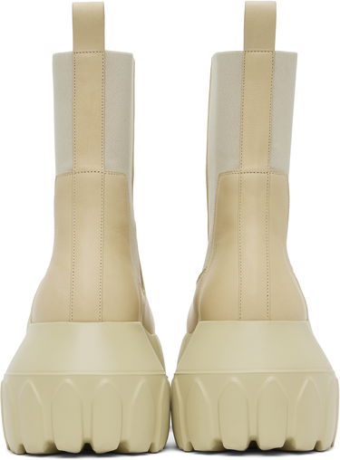 Кецове и обувки Rick Owens Rick Owens Hollywood Beatle Mega Tractor Chelsea Boots Бежово | RR01E5860 LCH, 1