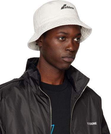 Шапка We11done We11done Washed WD Logo Bucket Hat Бяло | WD-AH3-22-426-U-WH, 1