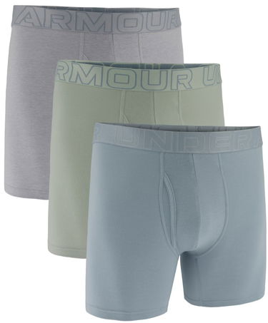 Боксерки Under Armour Under Armour Performance Cotton 6" Boxer Briefs - 3-Pack Сиво | 1383889-465, 1