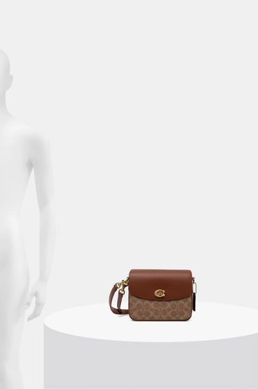 Чанта през рамо Coach Coach Cassie 19 Crossbody Bag Кафяво | CV436, 6