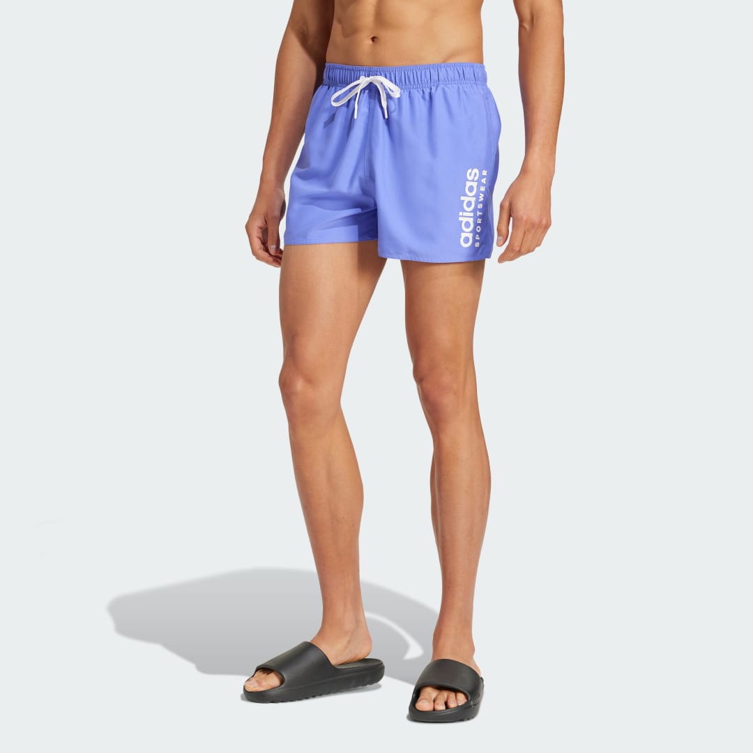 Бански adidas Performance Essentials Logo Swim Shorts Лилаво | JC9925, 0