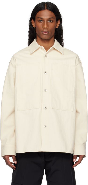 Риза Jil Sander Jil Sander Selvage Denim Overshirt Бяло | J47DL0159_J46545, 0