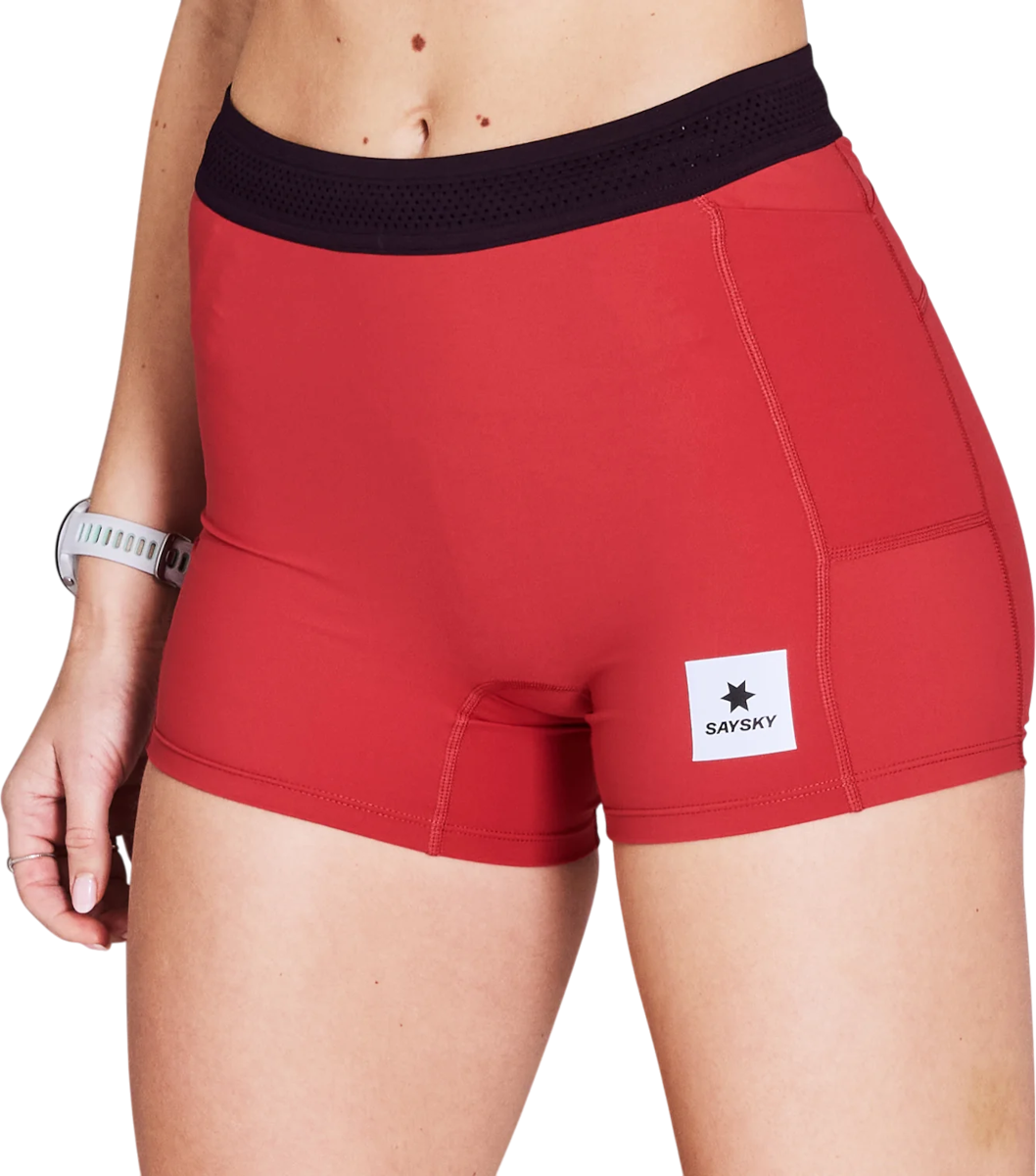 Къси панталони Saysky Saysky Flow+ Race 4" Shorts Червено | nwrst62c-506, 0