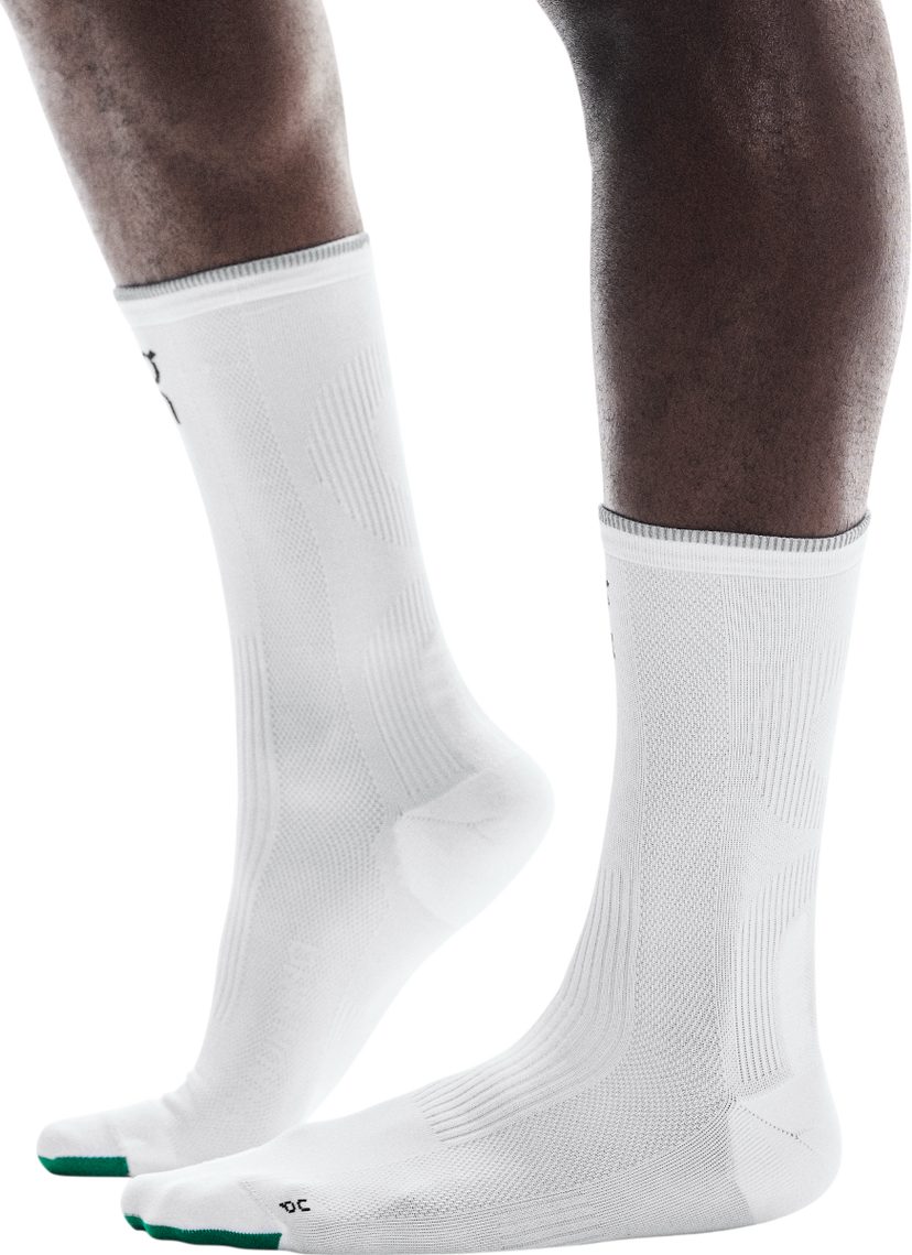 Чорапи On Running On Running Elite Run High Socks Бяло | 2uf10010924