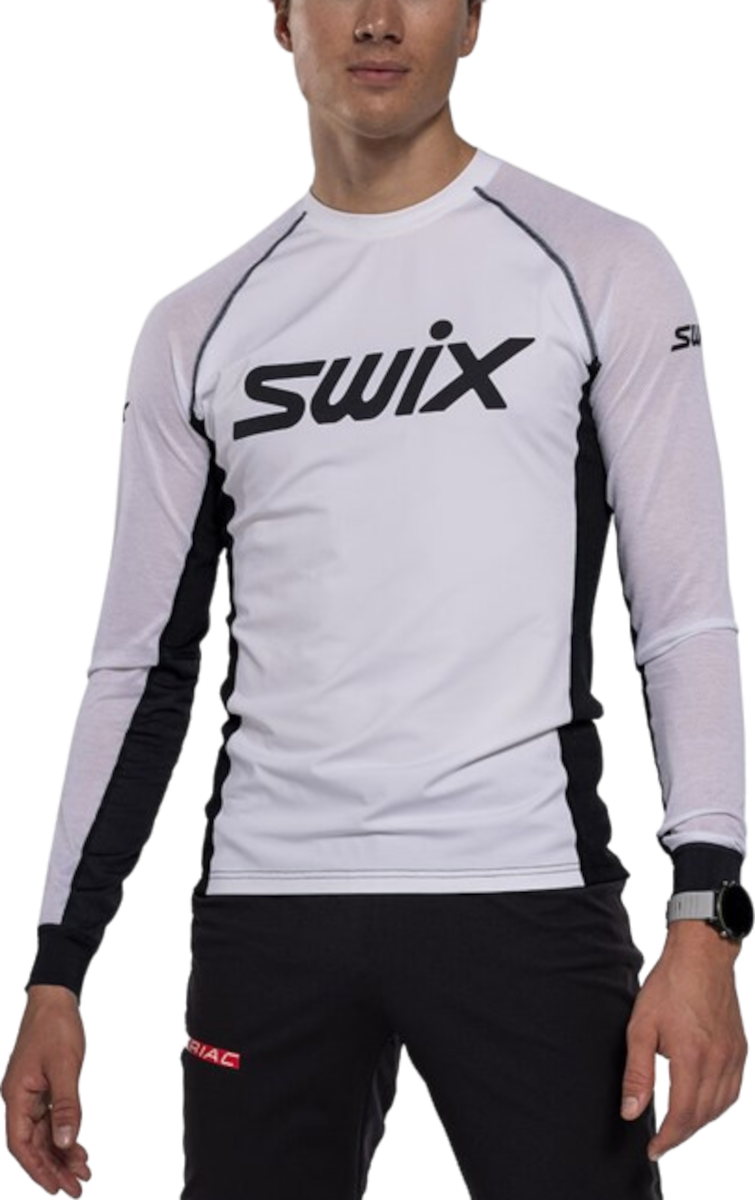 Тениска SWIX Swix Triac Dry Breathe Long Sleeve Shirt Бяло | 10089-23-00017
