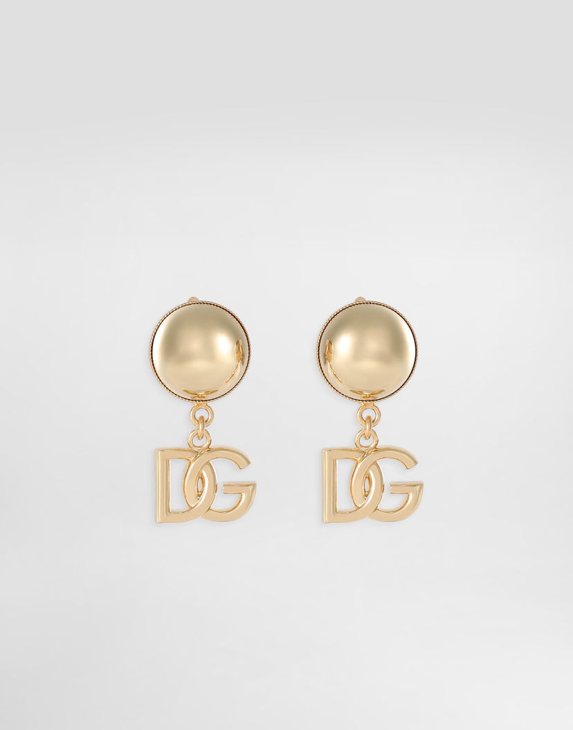 Обеци Dolce & Gabbana Dolce & Gabbana DG Gold Clip-on Earrings Жълто | WEQ2V3W1111ZOO00