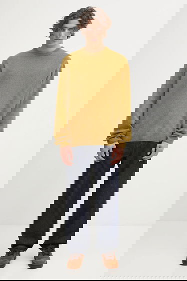 Пуловер Carhartt WIP Wool Blend Sweater Alten Жълто | I033917.E5XX, 4