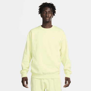 Суитчър Nike Solo Swoosh Fleece Crew Жълто | DX1361-331, 2