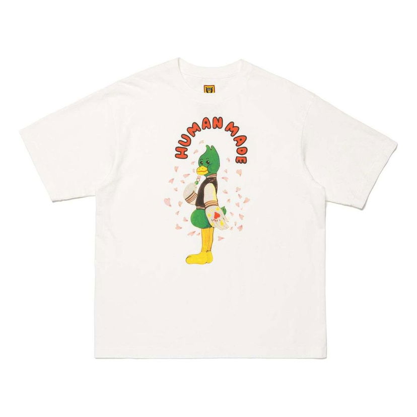 Тениска Human Made Sootome Collaboration Graphic T-Shirt Бяло | XX27TE005