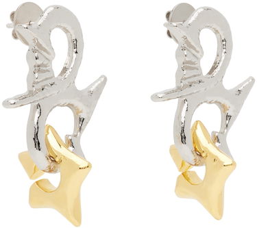 Обеци Chopova Lowena Chopova Lowena Entwined Star Drop Earrings Металик | 6439, 1