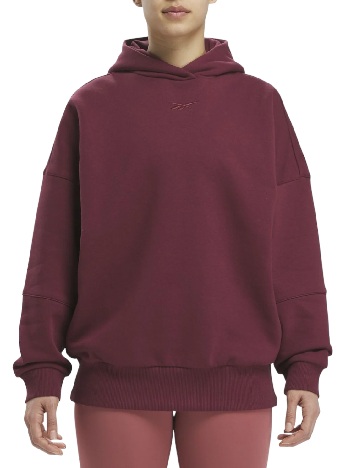 Суитчър Reebok Lux Oversized Hoodie Бургунди | 100035618, 0