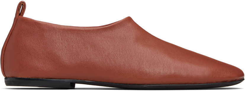 Кецове и обувки Dries Van Noten Dries Van Noten Square Toe Loafers Кафяво | 252-011703-140