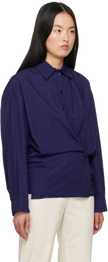 Риза LEMAIRE LEMAIRE Women's Twisted Button-Up Shirt Синьо | SH1032 LF445, 1