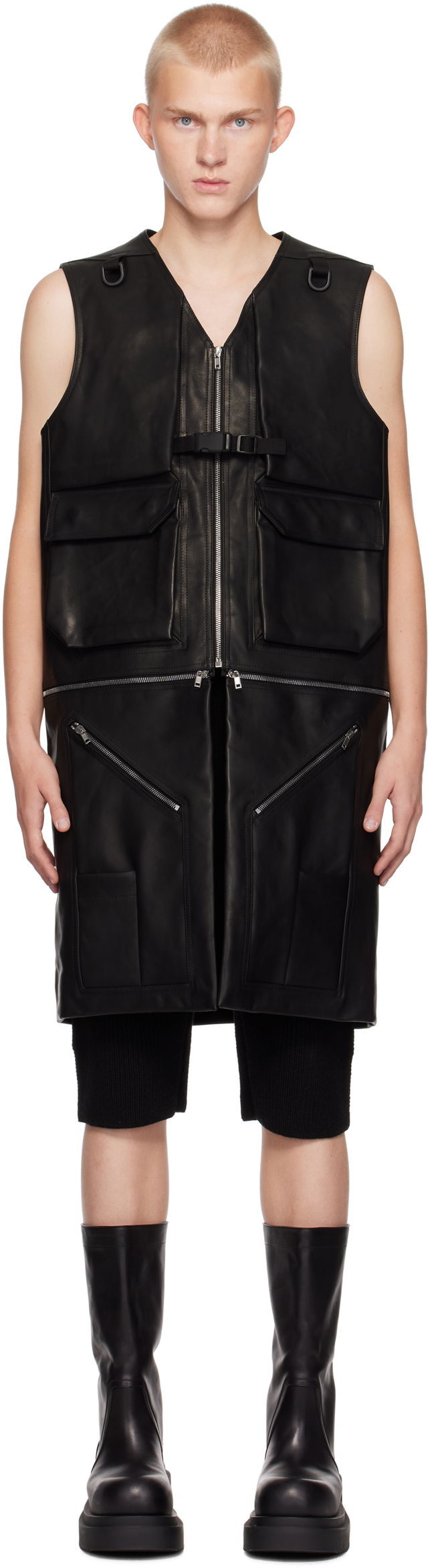 Leather Utility Vest