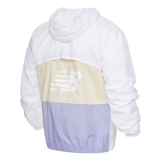 Ветровка New Balance Colorblock Hooded Jacket Многоцветен | 5AC19013-WT