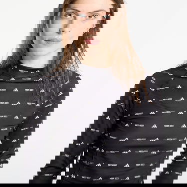 Тениска adidas Originals Moon Boot All-Over Print High Neck Long Sleeve Top Черно | JM6507, 0