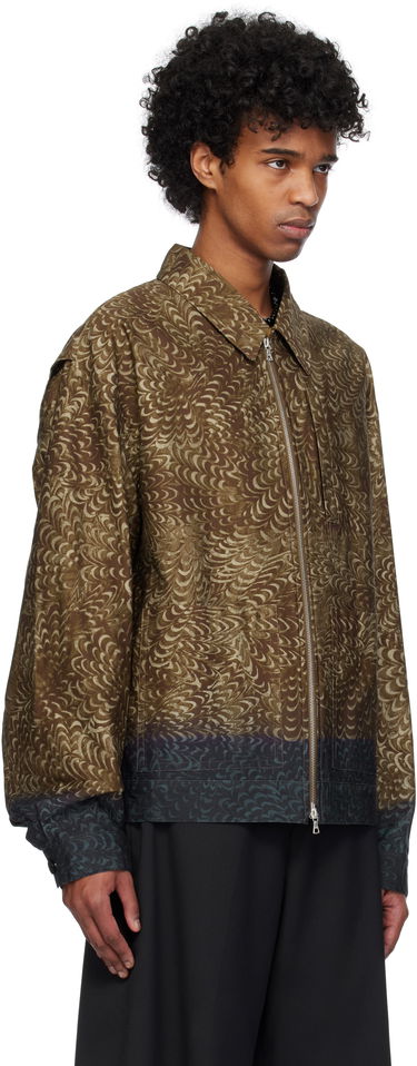 Яке бомбър Dries Van Noten Dries Van Noten Printed Cotton Jacket Многоцветен | 251-020520-1531, 4