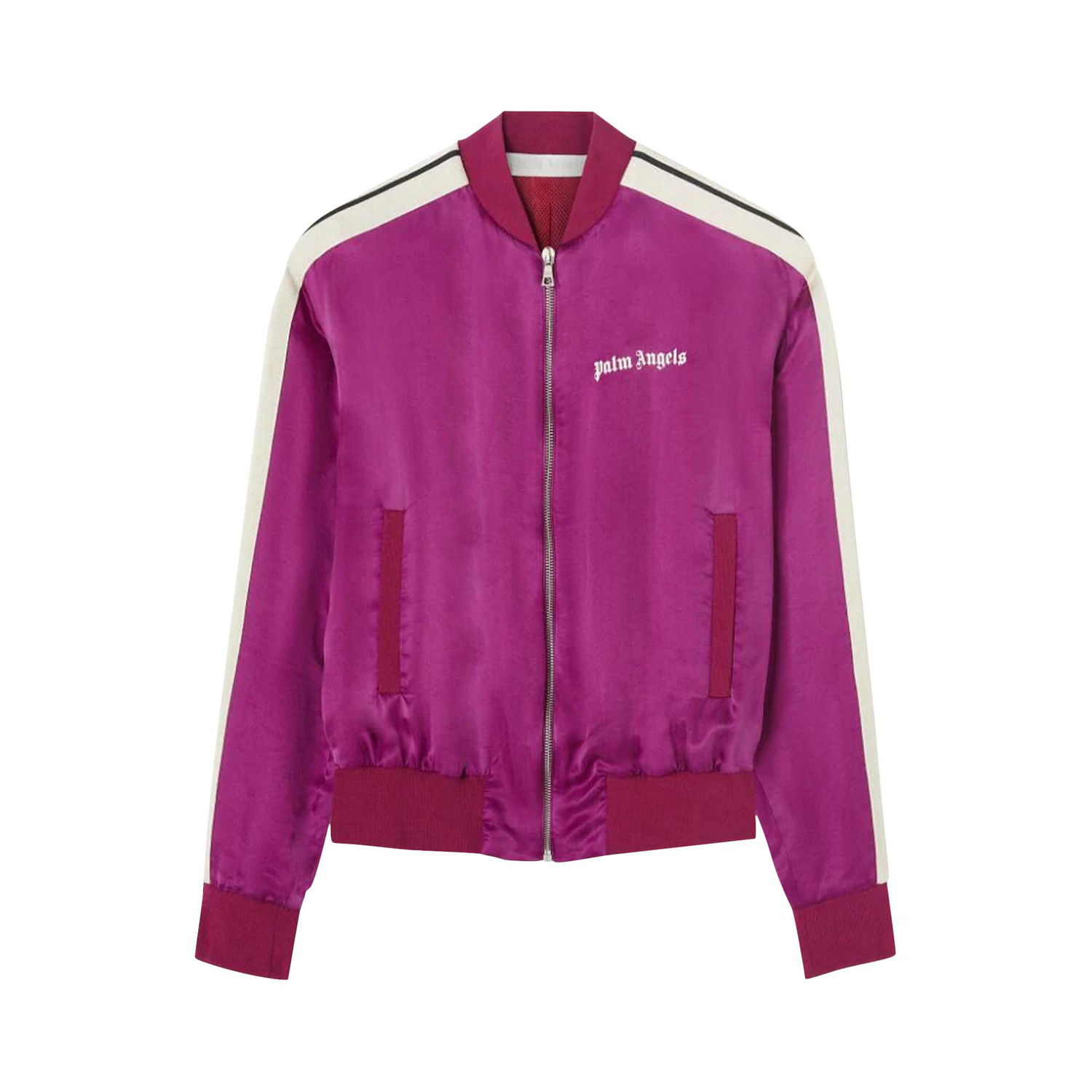 Яке бомбър Palm Angels Luxury Track Bomber Jacket Розово | PWBD037F22FAB0012828, 1