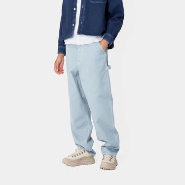 Карго панталони Carhartt WIP Single Knee Garment Dyed Pants Синьо | I033572_9, 3