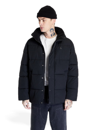 Jeans Badge Oversized Puffer