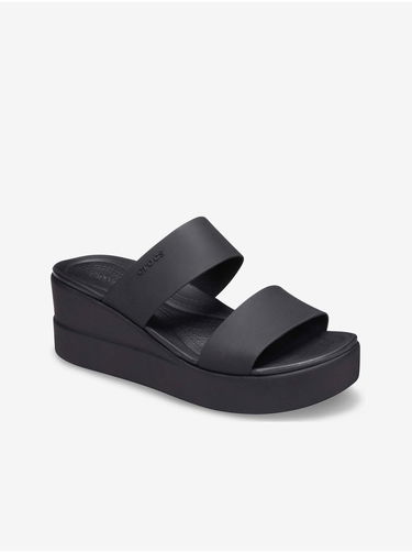 Кецове и обувки Crocs Crocs Brooklyn Wedges Черно | 206219-060, 2