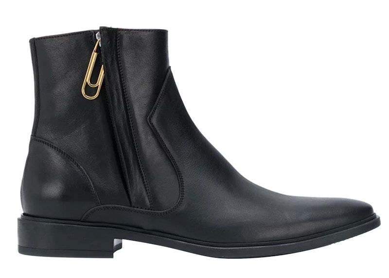 Кецове и обувки Off-White Paperclip Zip-up Ankle Boots Black Black Черно | OMIA178F20LEA0031000, 0