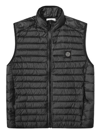Жилетка Stone Island Patch Nylon Down Gilet Черно | 7715G0224-V0029