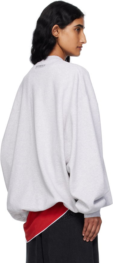 Суитчър VETEMENTS Vetements Logo Oversized Sweatshirt Сиво | UH76CW100G, 2