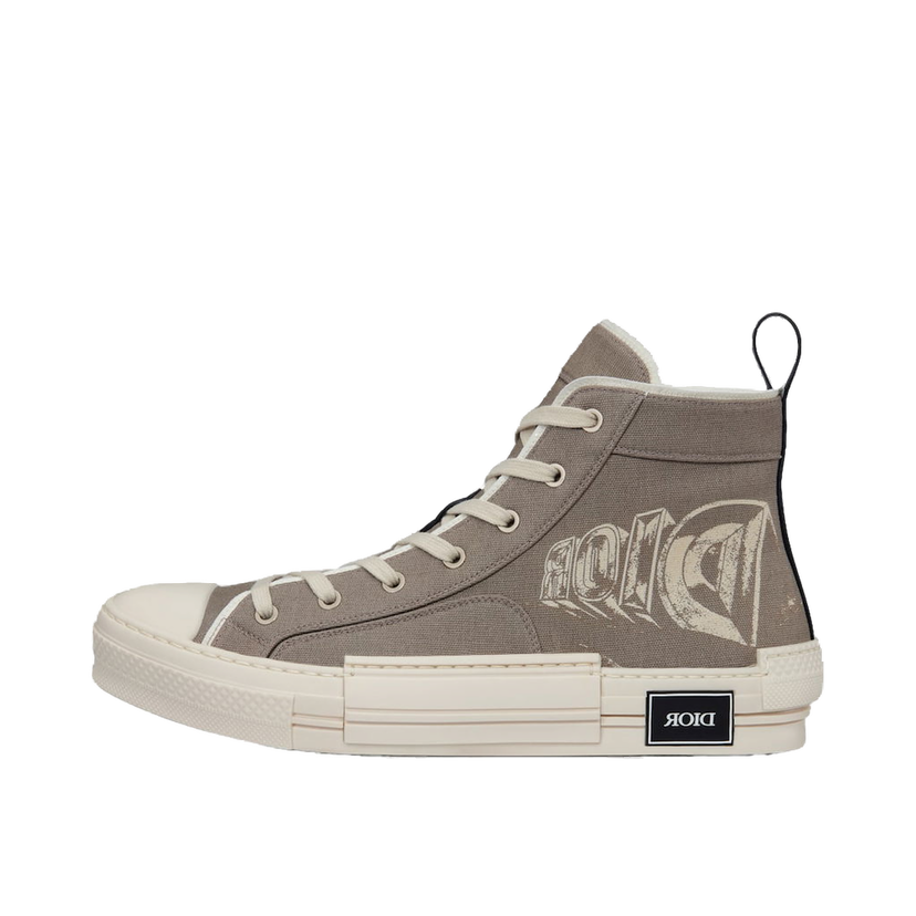 Кецове и обувки Dior B23 High Top Astero Сиво | 3SH126ZYE_H717