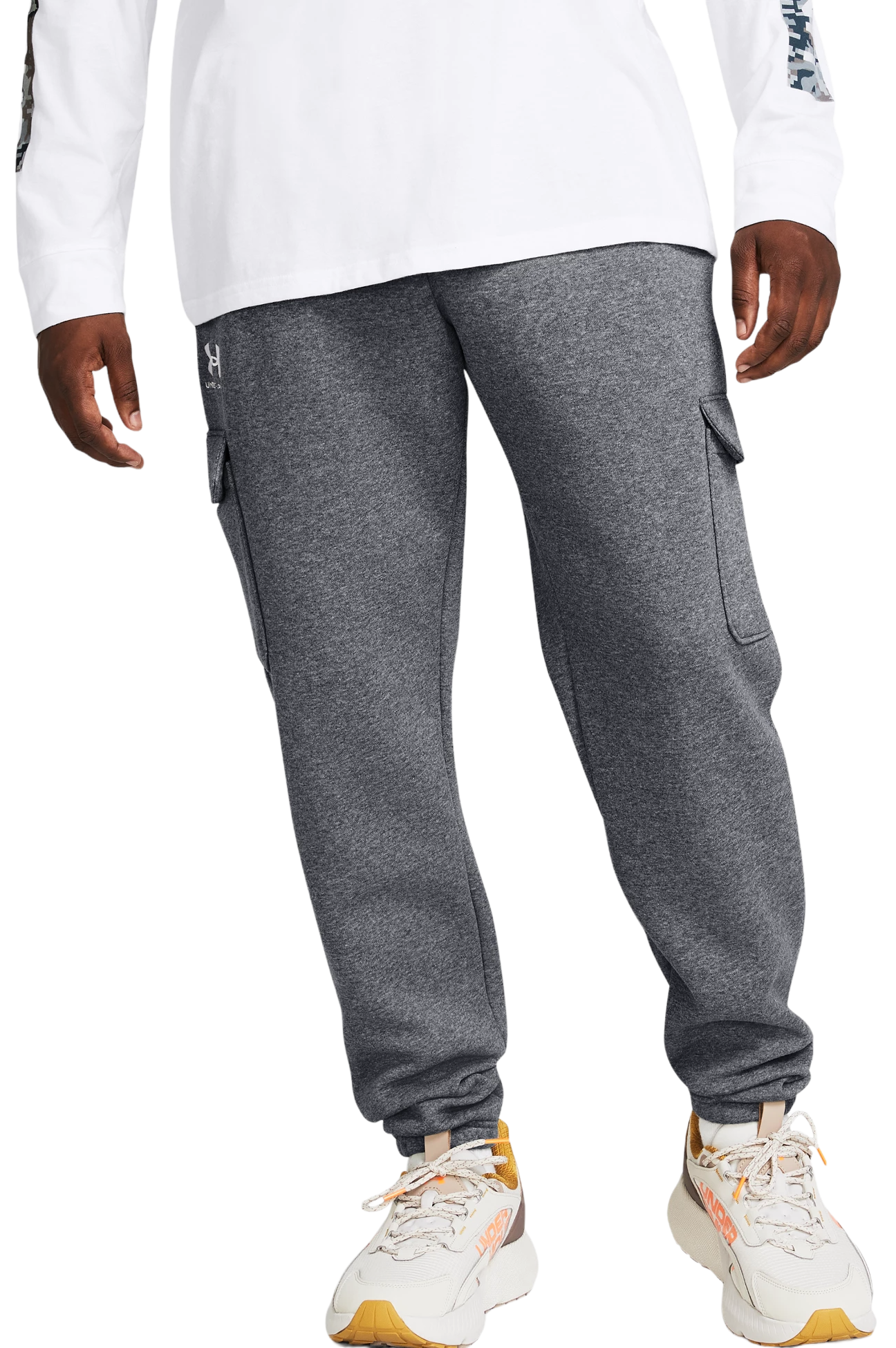 Карго панталони Under Armour Essential Fleece Cargo Pant Сиво | 1380376-012, 0